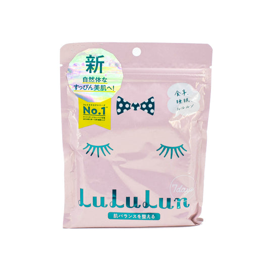 Lululun Restore Skin Balance Face Mask 7 Sheets - Imperfect Container - M2G