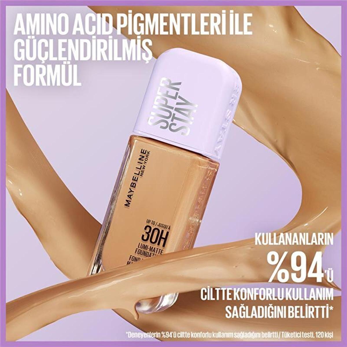 Maybelline New York Super Stay Lumi Matte Foundation - Long-Lasting, Lightweight, Matte Finish Makeup for Various Skin Tones