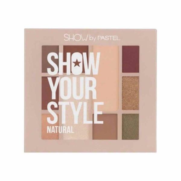 Pastel Show Your Style Eyeshadow Set - Natural No:464, 10 Shade Palette - Blendable, Pigmented, Long-Lasting Neutral Colors for Everyday Makeup