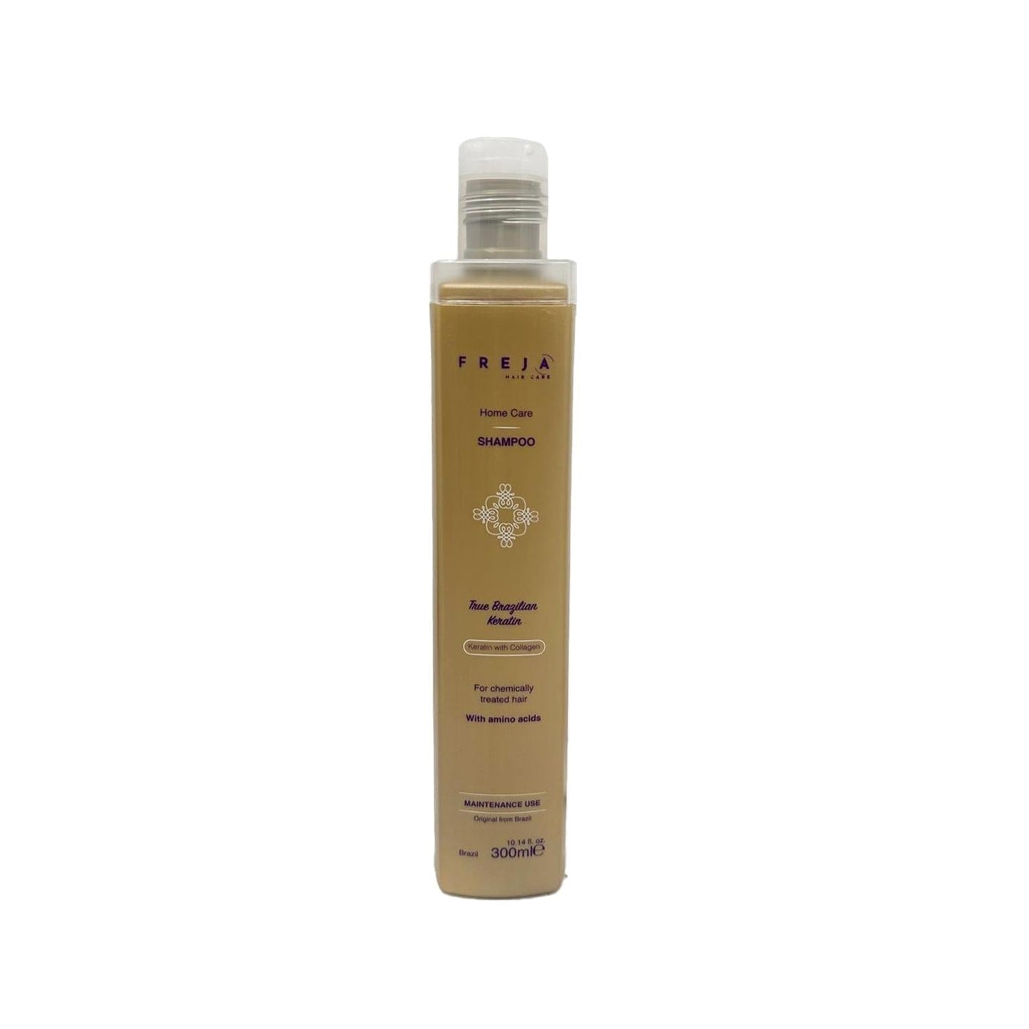FREJA Brazilian Keratin Ultimate Shampoo 300 ml - Nourishing Hair Care Shampoo for Damaged Hair