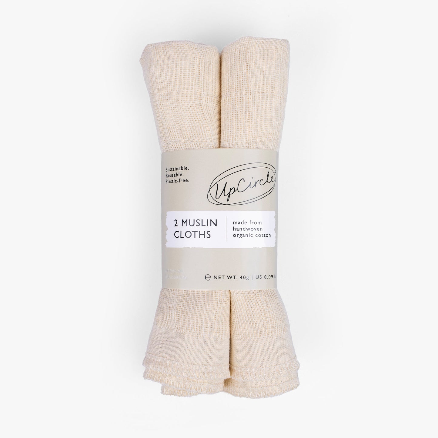 Organic Muslin Face Cloths - M2G