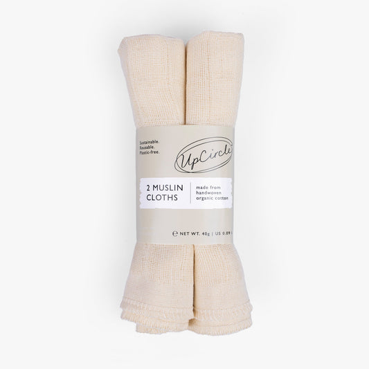 Organic Muslin Face Cloths - M2G