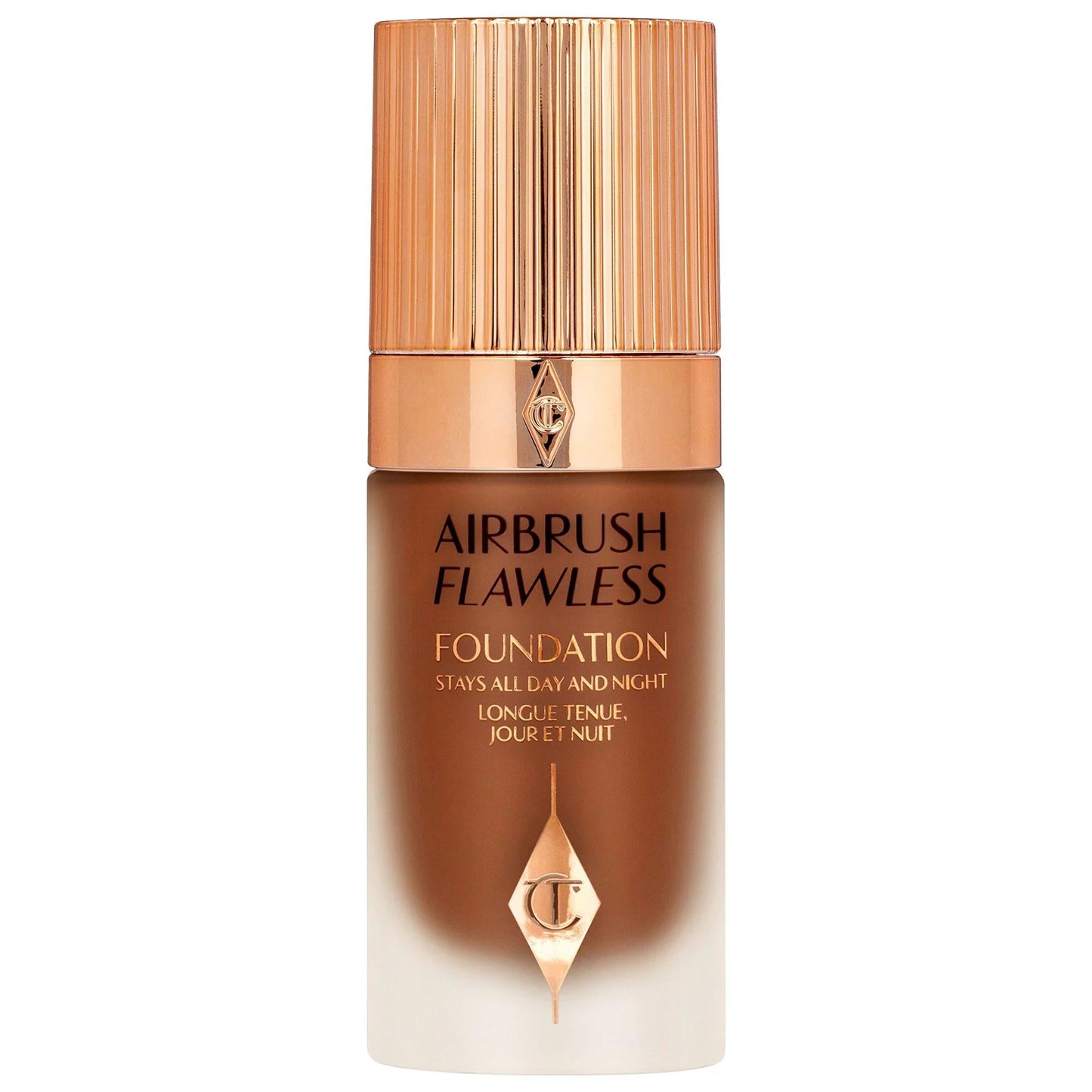 Charlotte Tilbury Airbrush Flawless Foundation: Full Coverage, Long-Lasting Matte Liquid Foundation for Wrinkle Reduction & Hydration