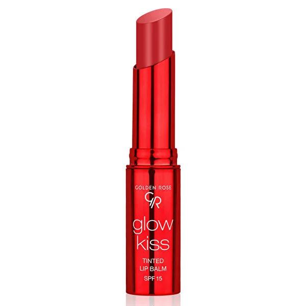 Golden Rose Glow Kiss Cherry Tinted Lip Balm: Hydrating, Vegan, & SPF 15 for Natural Lip Color & Sun Protection