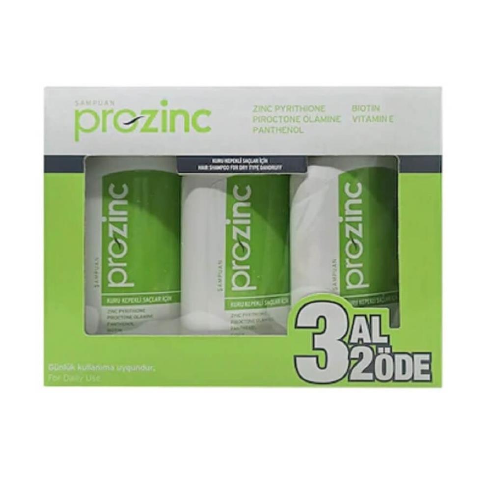 Prozinc Moisturizing Shampoo for Dry Hair - Biotin, E Vitamin, Anti-Dandruff, Paraben-Free
