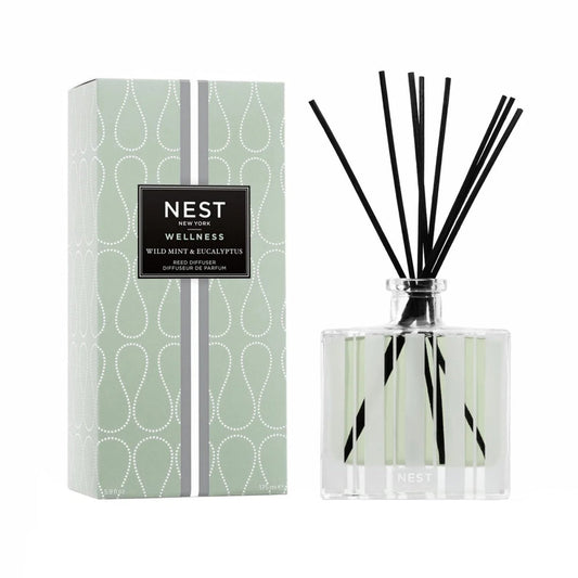 Nest New York Wild Mint & Eucalyptus Reed Diffuser 5.9 OZ - M2G