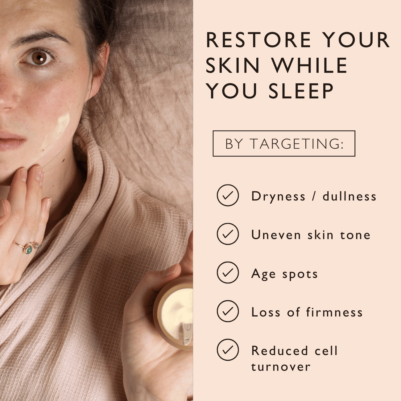Night Cream with Hyaluronic Acid + Niacinamide - M2G