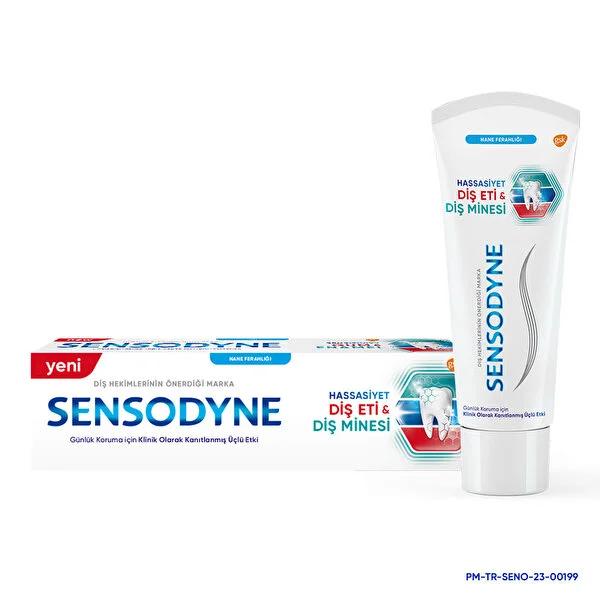 Sensodyne: Triple Action Toothpaste for Sensitive Teeth, Gum Care & Enamel Strength - Clinically Proven Relief 2.54 fl oz