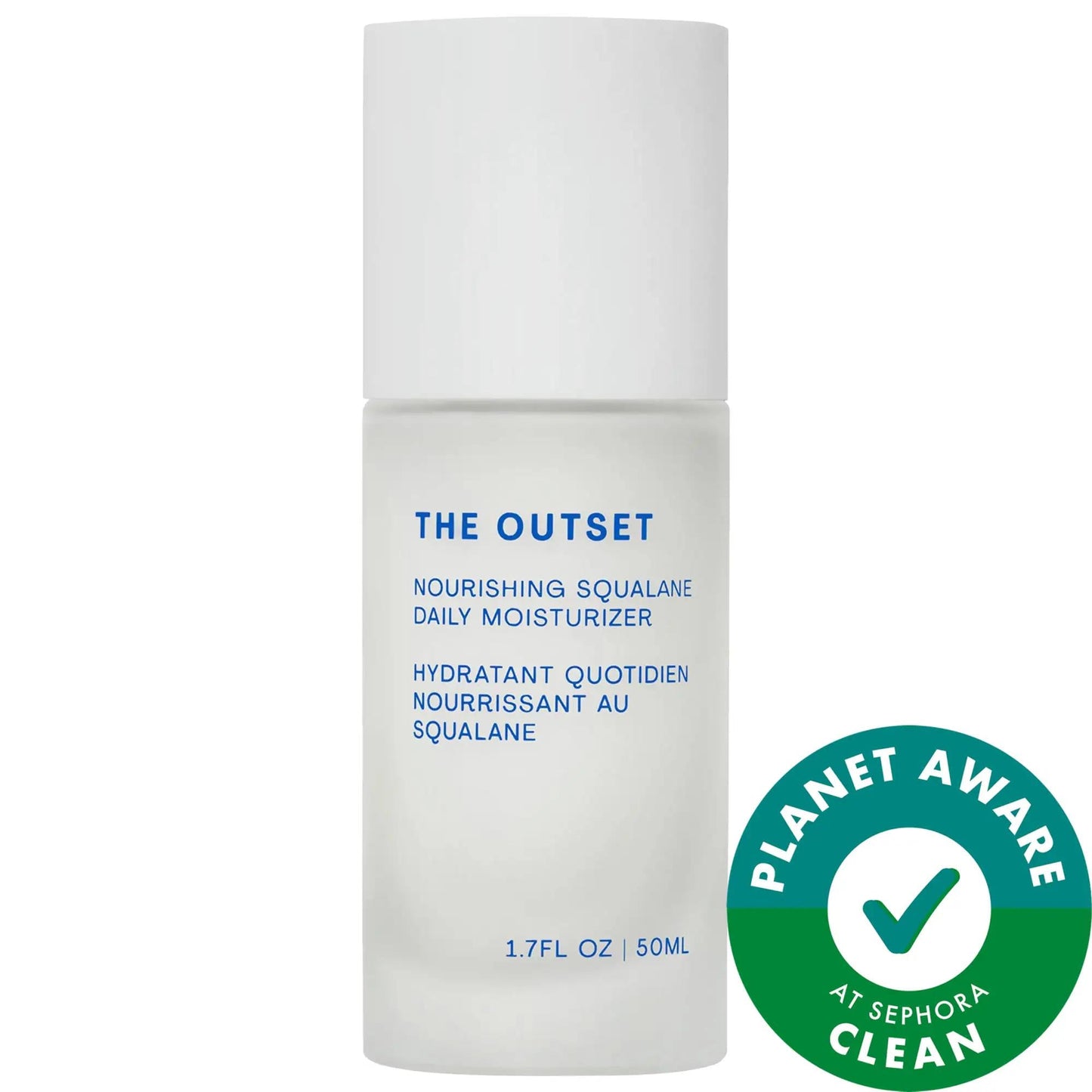 The Outset Nourishing Squalane Daily Moisturizer: Hydrating, Vegan, Cruelty-Free - Dry & Sensitive Skin Face Cream