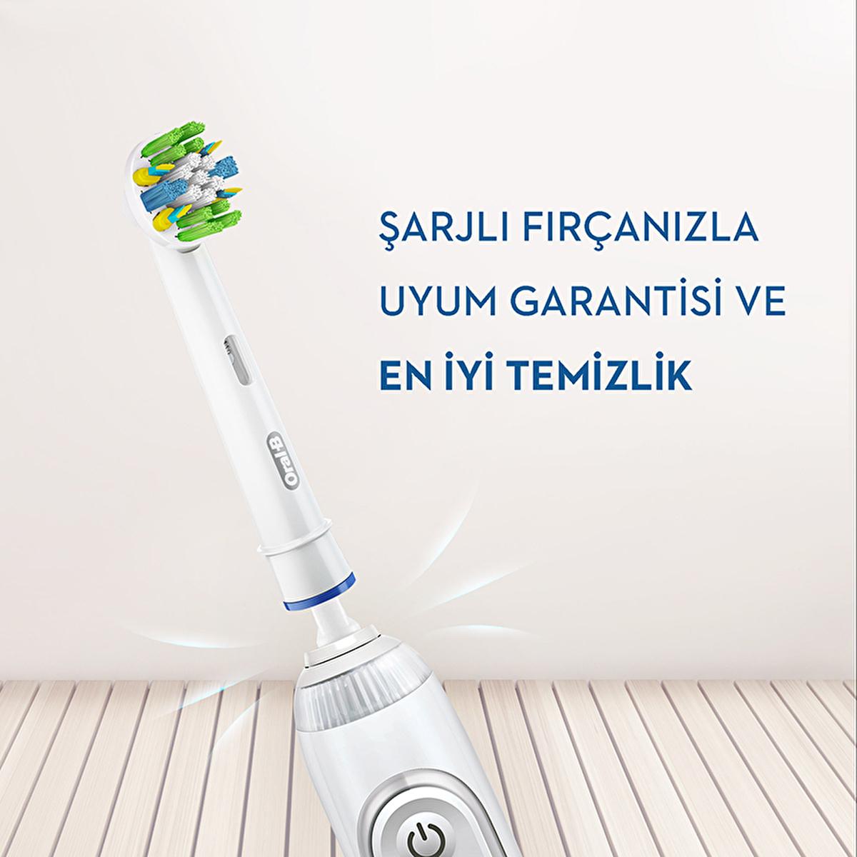 Oral-B Floss Action Replacement Toothbrush Heads (2-Pack) - MicroPulse Bristles, CleanMaximizer Technology