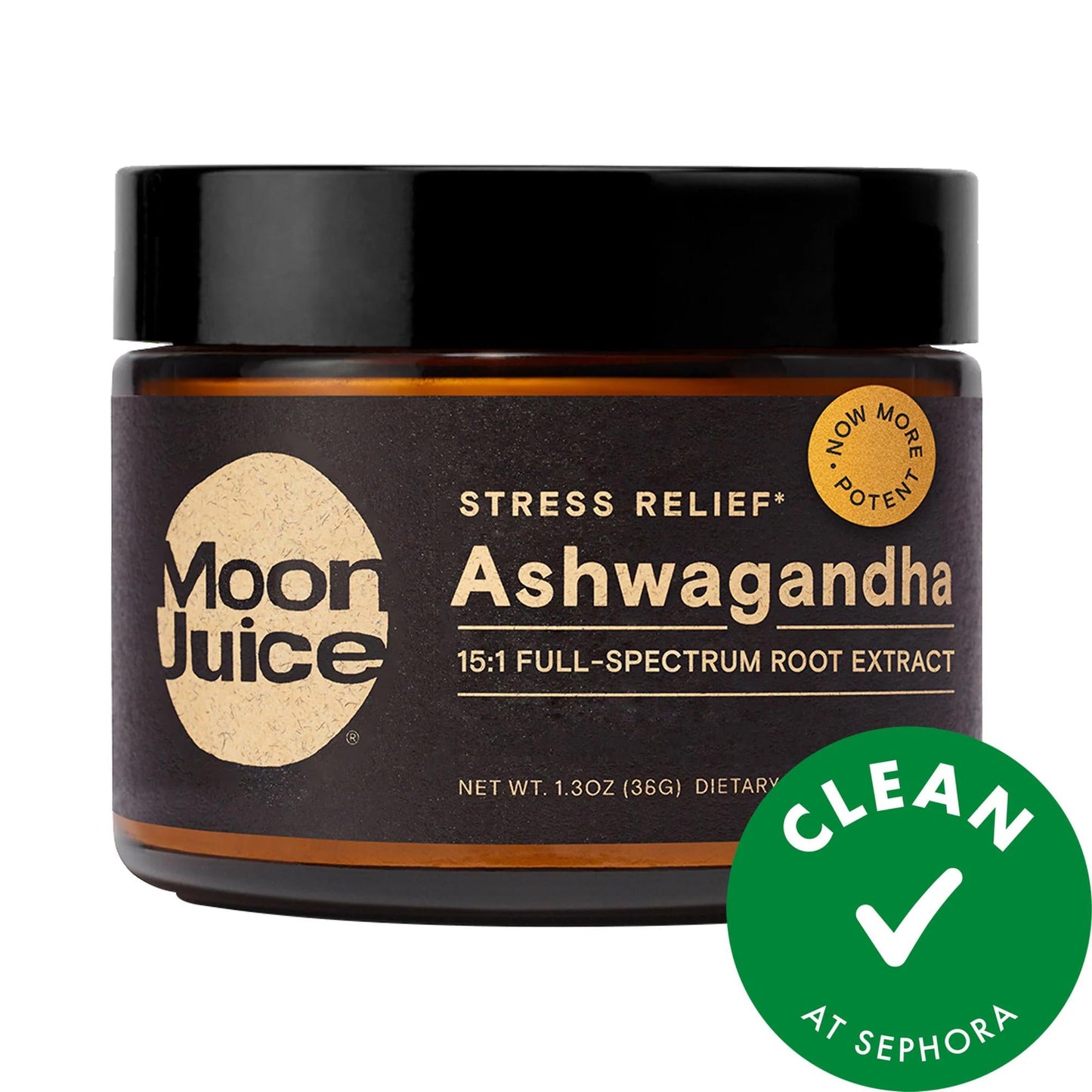 The Moon Juice Ashwagandha Organic Root Extract Supplement for Stress Relief and Energy