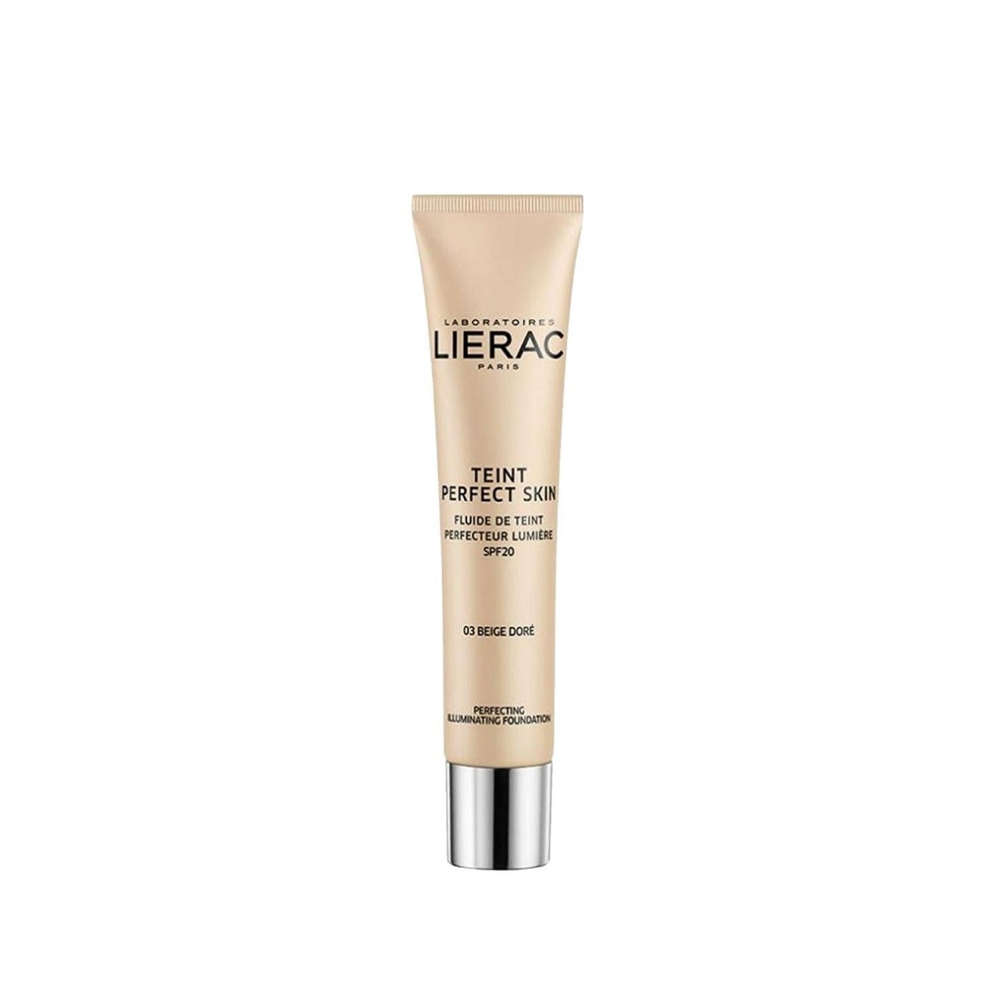 Lierac Teint Perfect Skin Foundation Makeup SPF 20 - Golden Beige, 1.01 fl oz