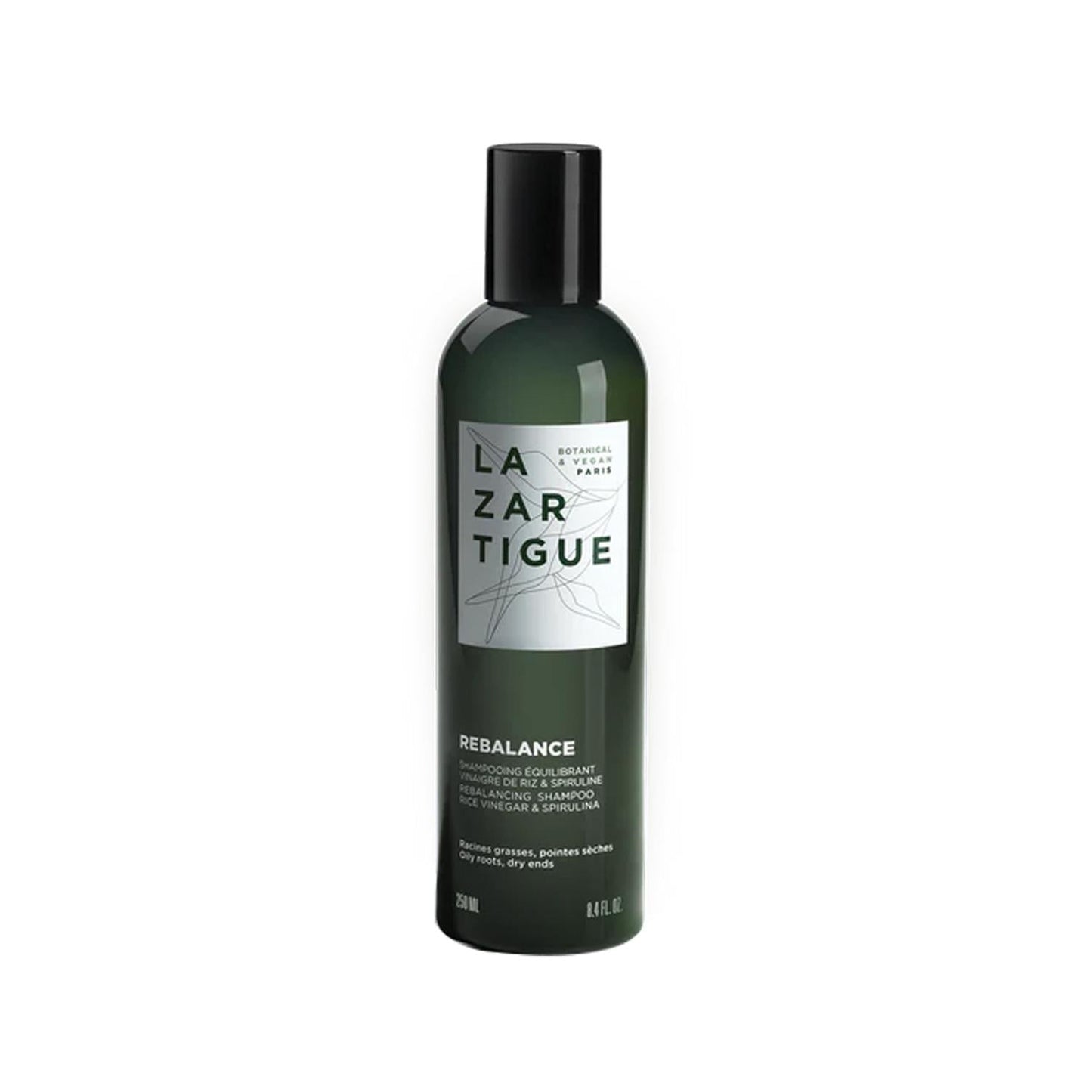 Lazartigue Rebalance Shampoo for Oily Scalp - Densifying, Balancing, 250ml - Hair Care for Oily Hair
