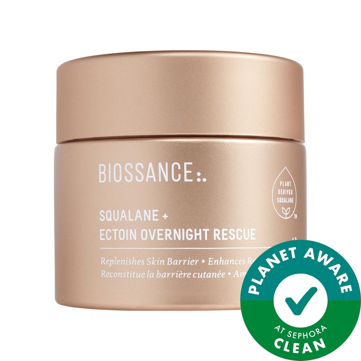 Ectoin Overnight Rescue: Deep Repair Night Moisturizer with Squalane - Vegan, Cruelty-Free, & Intense Hydration for Dry, Aging Skin