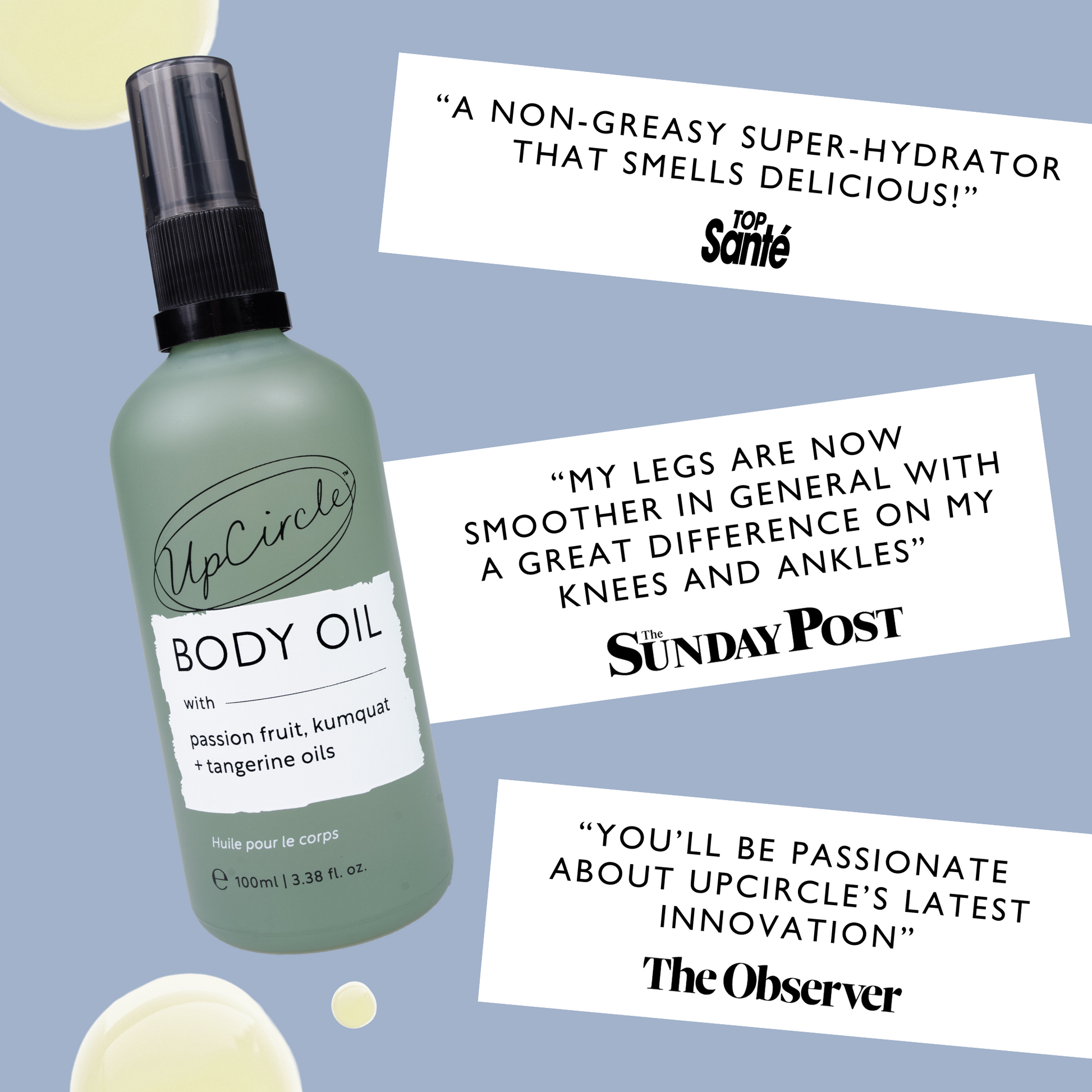 Body Oil with Passion Fruit Oil - M2G
