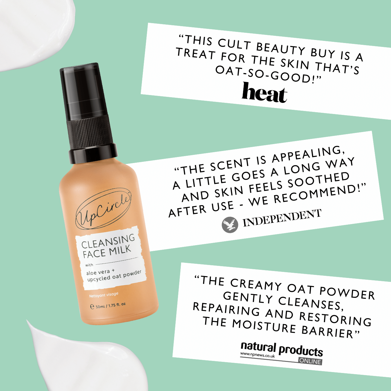 Cleansing Face Milk with Oat Powder - Travel Size - M2G
