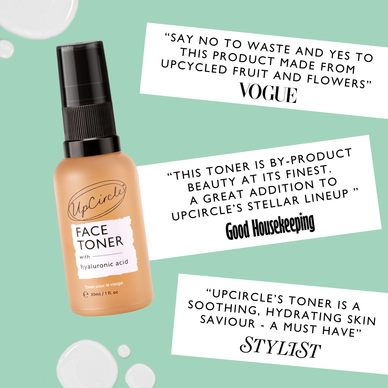 Face Toner with Hyaluronic Acid - Travel Size - M2G