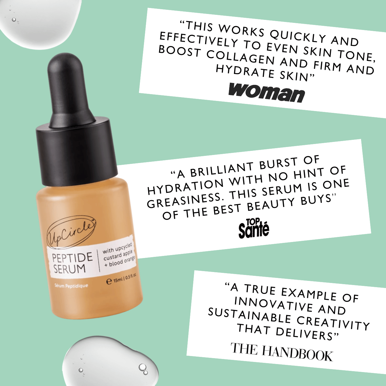 Peptide Serum with Custard Apple + Blood Orange - Travel Size - M2G