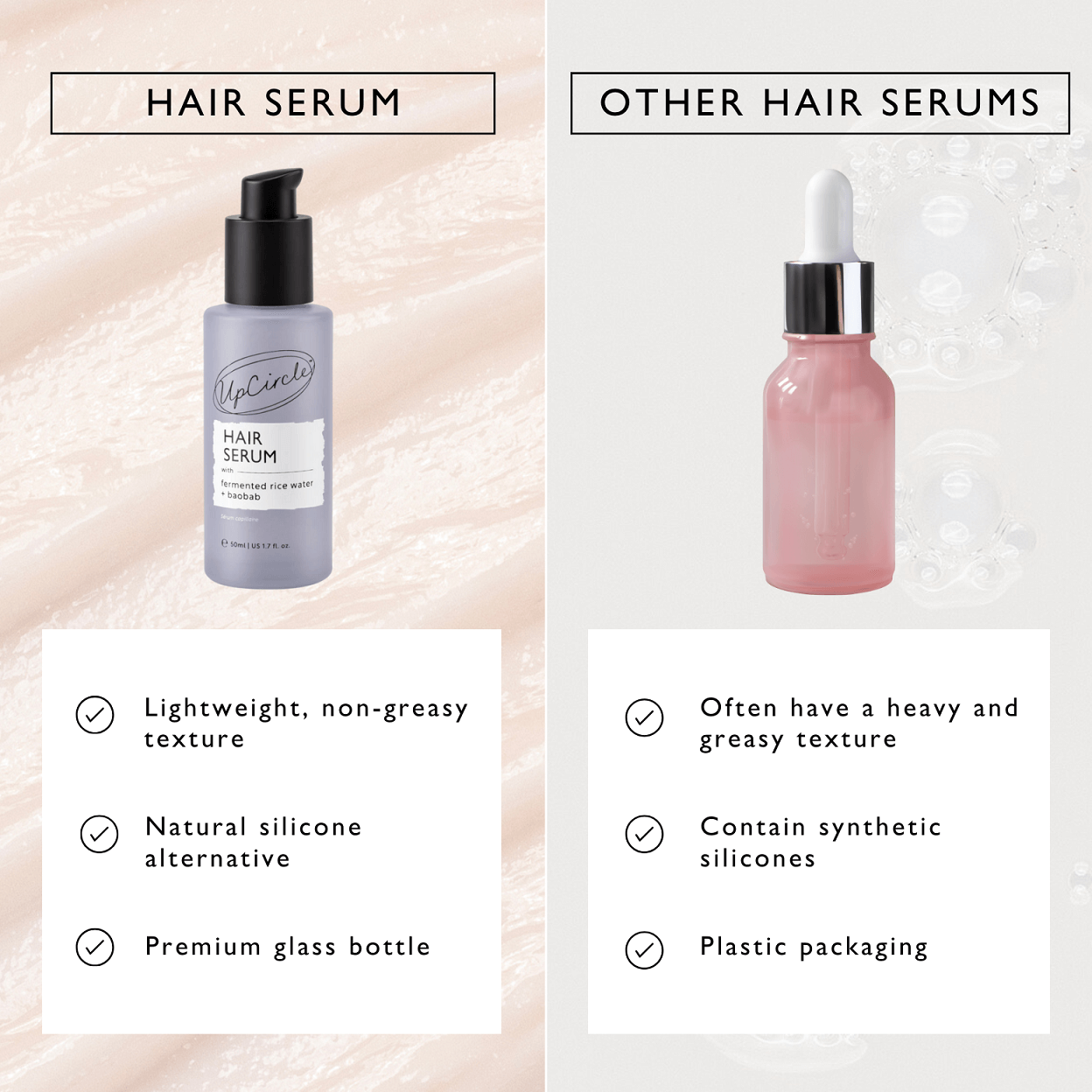 Hair Serum with Fermented Rice Water + Baobab - M2G