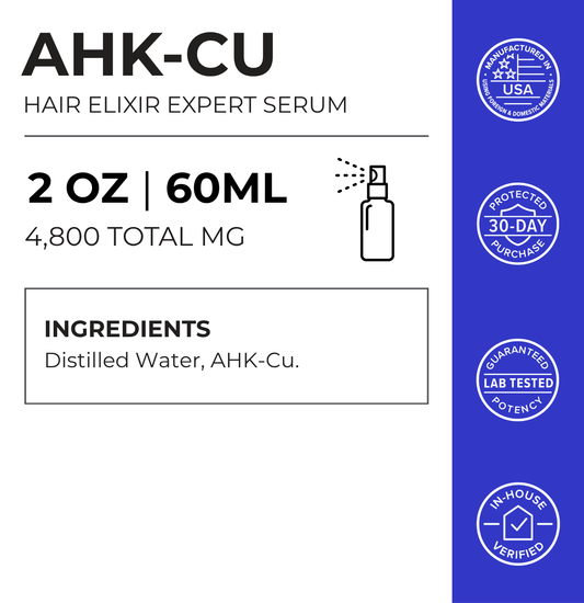 AHK-Cu Peptide, Hair Elixir 4800mg