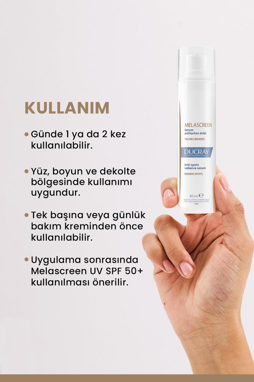 Ducray Melascreen Serum - Brightening & Skin Toning Serum for Hyperpigmentation (40ml)