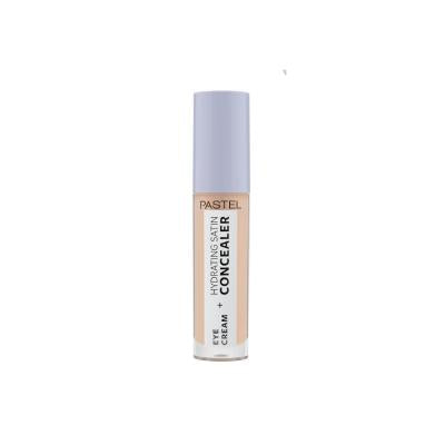 Pastel Eye Cream + Hydrating Satin Concealer - 61 Vanilla - Vegan Dark Circle & Under Eye Cream - Brightening, Cruelty-Free