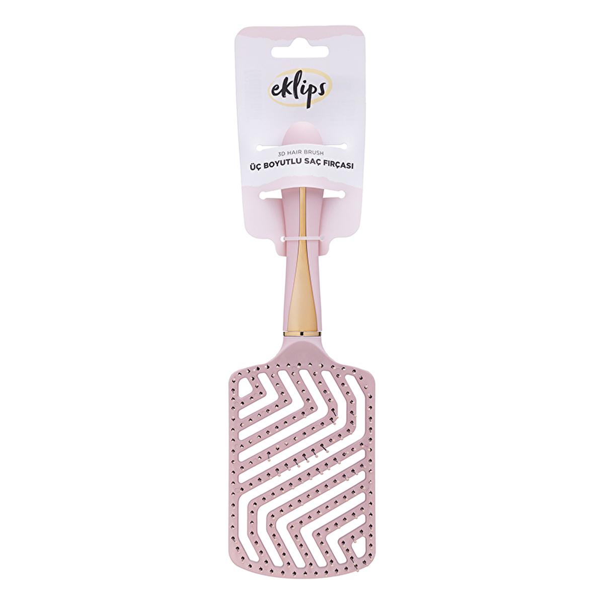 Eklips Hair Brush - Gentle Detangling for Sensitive Hair, Ergonomic Design, Wet & Dry Use