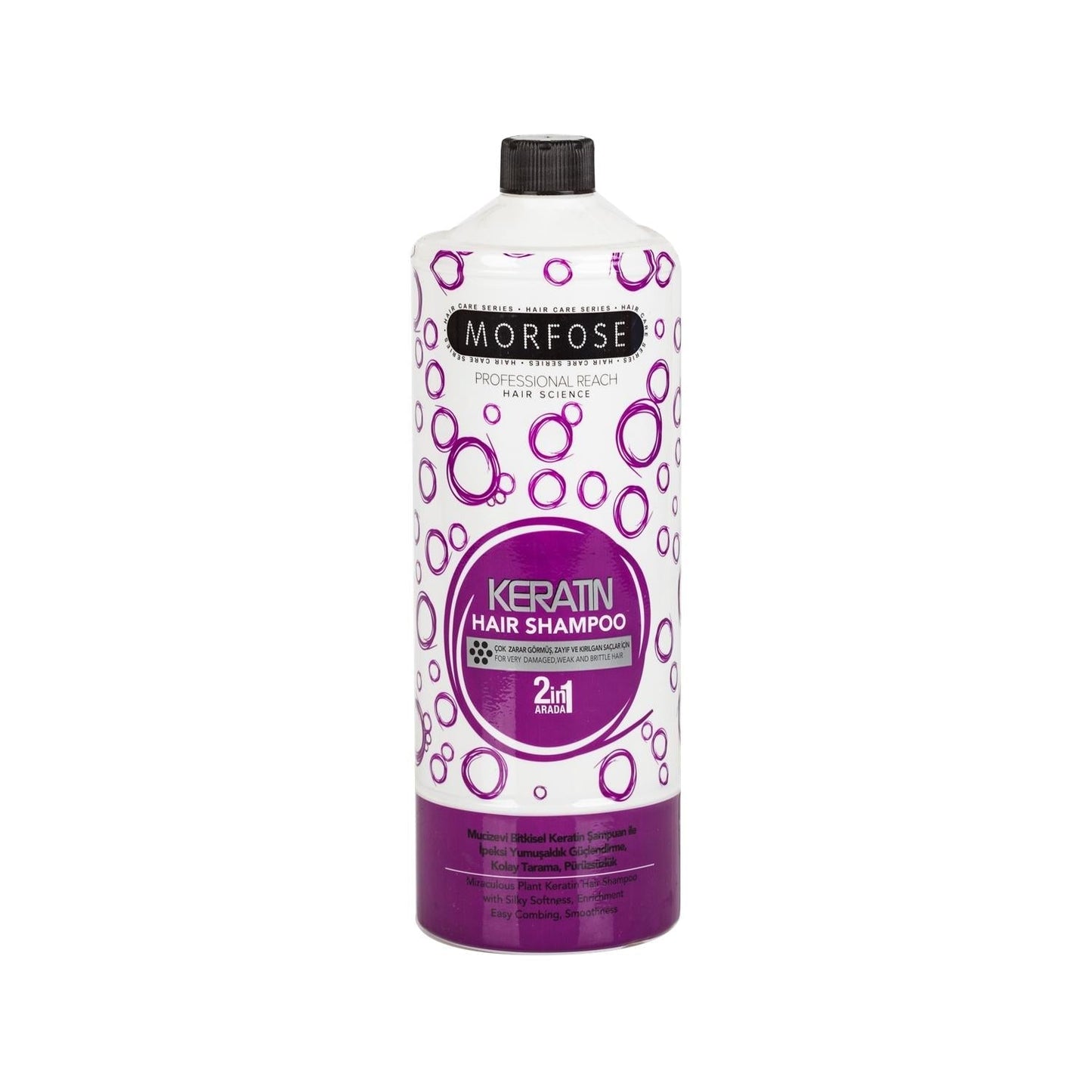 Morfose Keratin Shampoo 33oz - Strengthens and Repairs Hair | 1000 ml