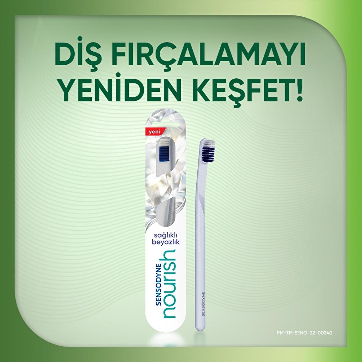 Sensodyne Nourish Soft Bristle Manual Toothbrush for Sensitive Teeth - Eco-Friendly Packaging