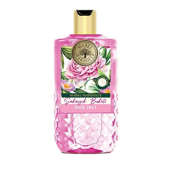 Mabel Marseille Peony Bloom Shower Gel: Experience Floral Luxury, Gentle Cleanse & Long-Lasting Fragrance (25.36 fl oz)