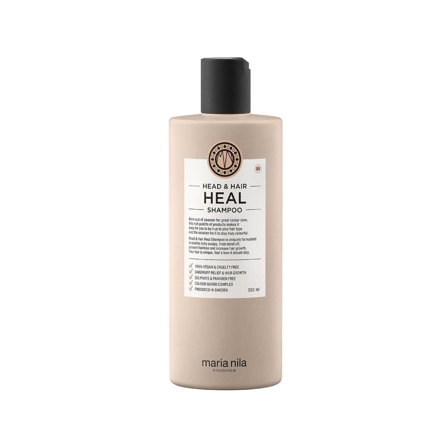Maria Nila Head & Hair Heal Shampoo 350ml - Nourishing & Healing Properties for Hair Care