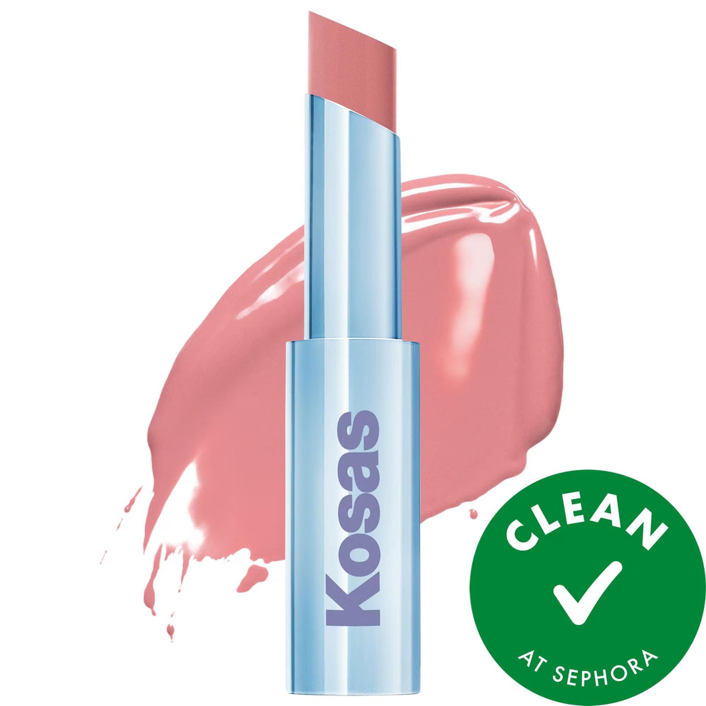 Wet Stick: Hydrating Sheer Lipstick with Ceramides, Squalane & Hyaluronic Acid | Vegan, Cruelty-Free Lip Balm for Plump, Moisturized Lips