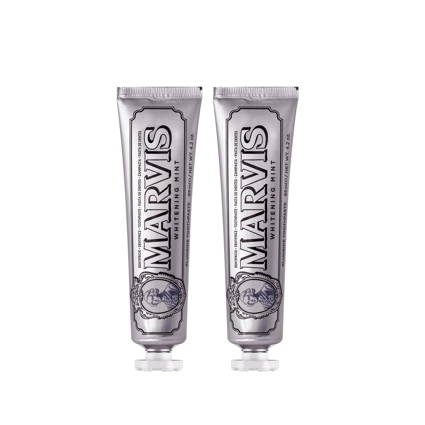 Marvis Whitening Mint Toothpaste 2-Pack: Achieve a Brighter, Confident Smile with Premium Oral Hygiene - Best Teeth Whitening Solution