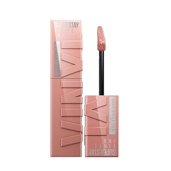 Maybelline Super Stay Vinyl Ink Long-Lasting Lipstick for Women - High-Shine Lip Color with 16-Hour Wear