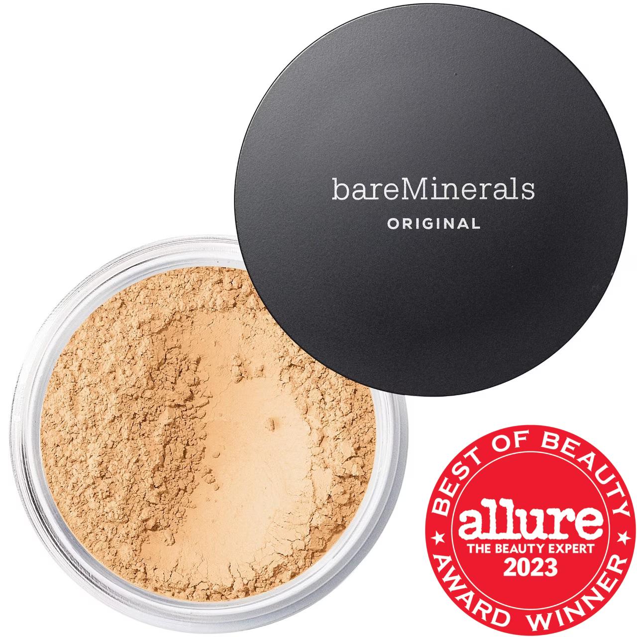 Original Mineral Foundation SPF 15: Talc-Free, Vegan, Cruelty-Free - Natural Luminous Finish, Buildable Coverage, Best Mineral Makeup