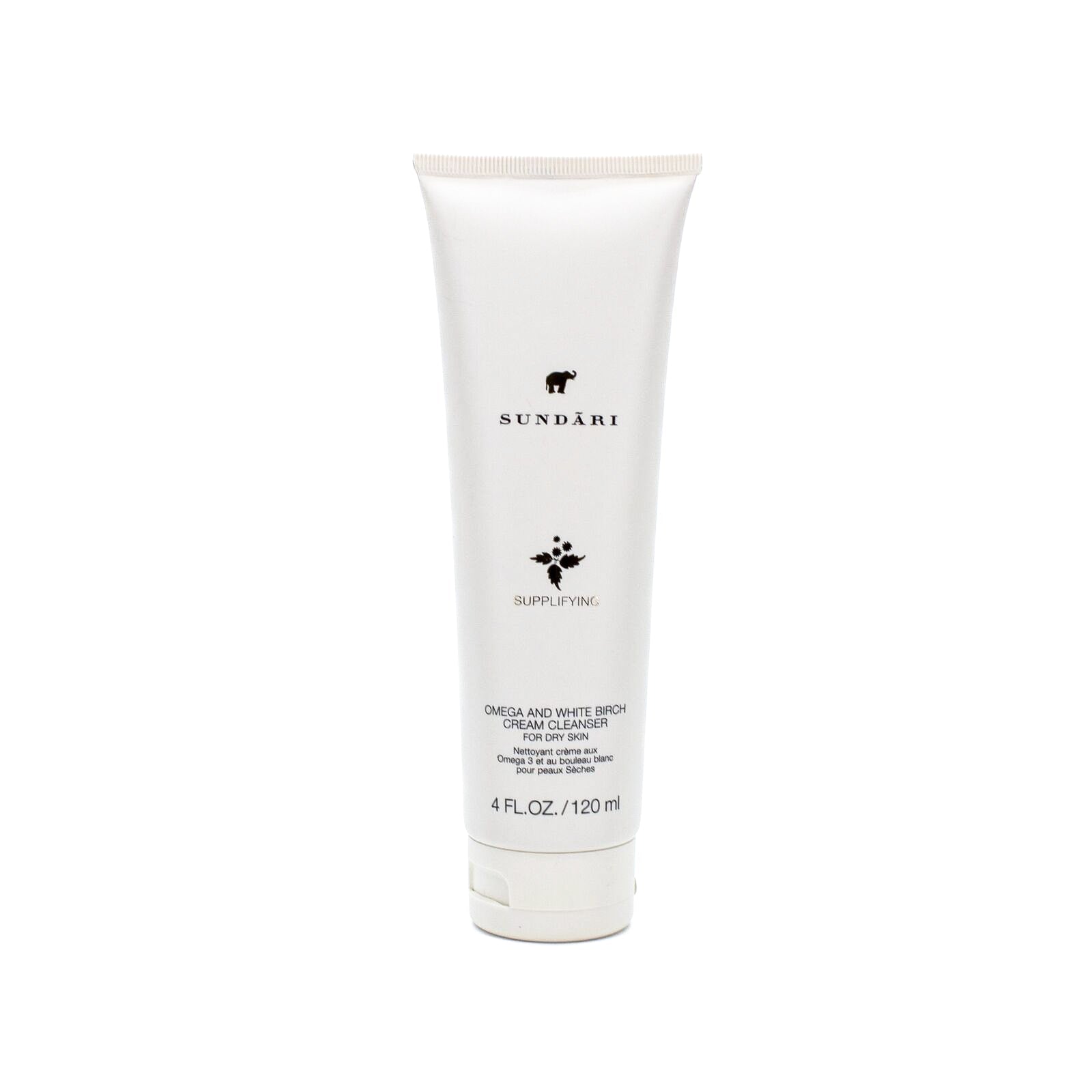 SUNDARI Omega 3 & White Birch Cream Cleanser for Dry Skin 4oz - Missing Box - M2G