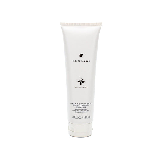 SUNDARI Omega 3 & White Birch Cream Cleanser for Dry Skin 4oz - Missing Box - M2G