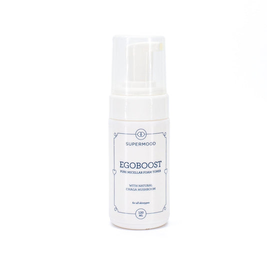 SUPERMOOD Egoboost Pure Micellar Foam Toner 4.1oz - Imperfect Box - M2G
