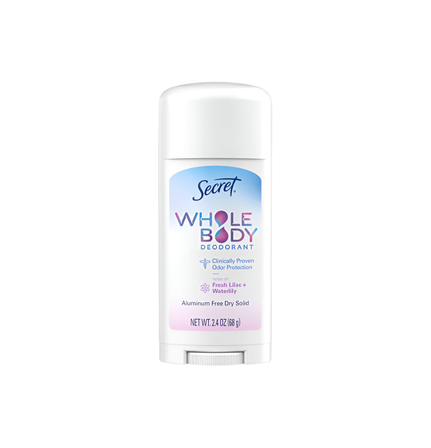 Secret Whole Body Deodorant Fresh Lilac & Waterlily 2.4oz - New - M2G