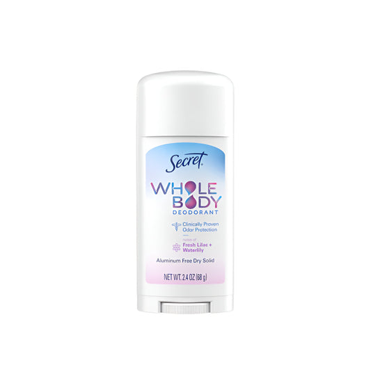 Secret Whole Body Deodorant Fresh Lilac & Waterlily 2.4oz - New - M2G