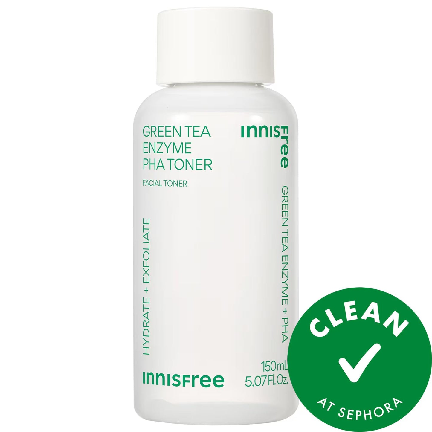Green Tea Enzyme: 7% PHA Gentle Exfoliating Toner | Hydrating, Vegan, Cruelty-Free Toner for Smooth, Even Skin Texture