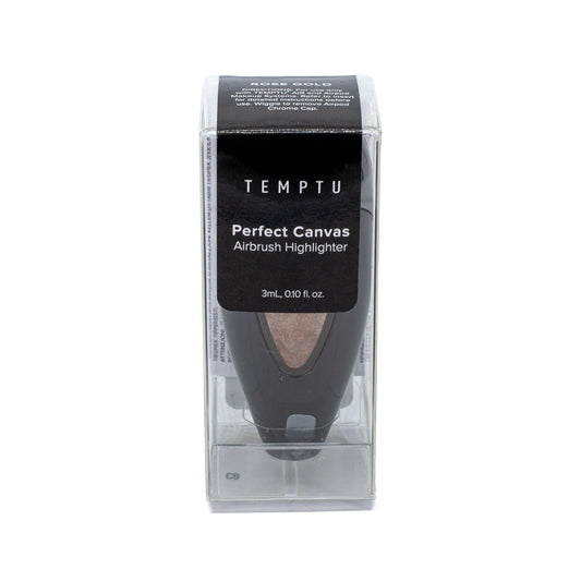 TEMPTU Perfect Canvas Airbrush Highlighter ROSE GOLD .10 fl oz - Imperfect Box - M2G