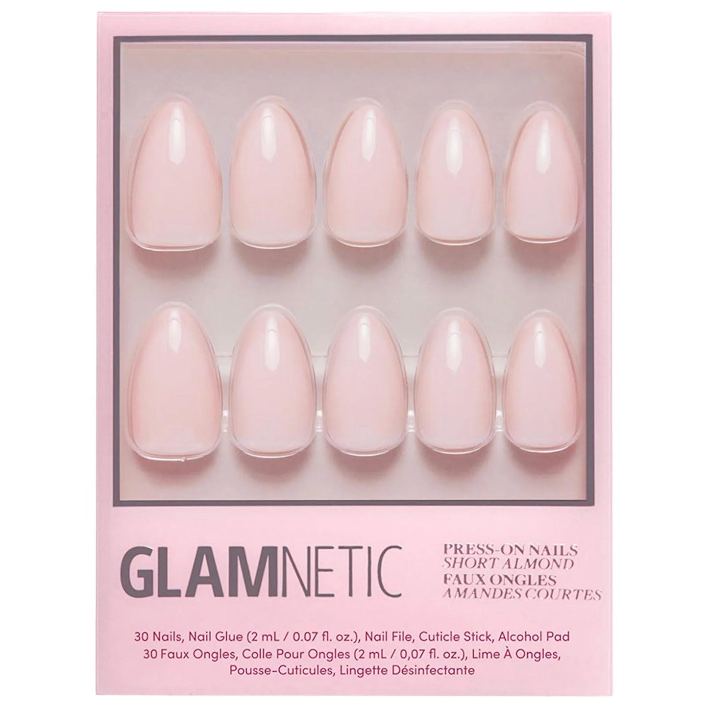 Glamnetic Press-On Nail Kit - Reusable, Chemical-Free Nails for Salon-Quality Manicures at Home