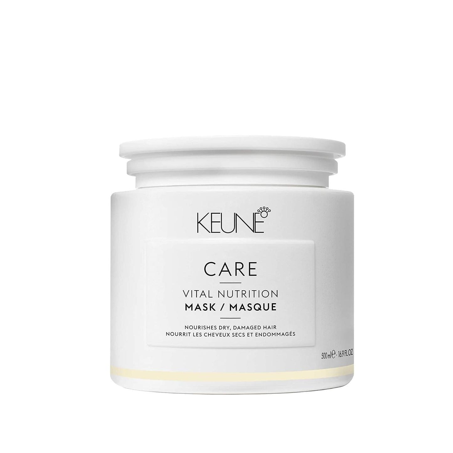Keune Vital Nutrition Hair Mask 500ml - Nourishing Deep Conditioning Treatment for Dry Damaged Hair