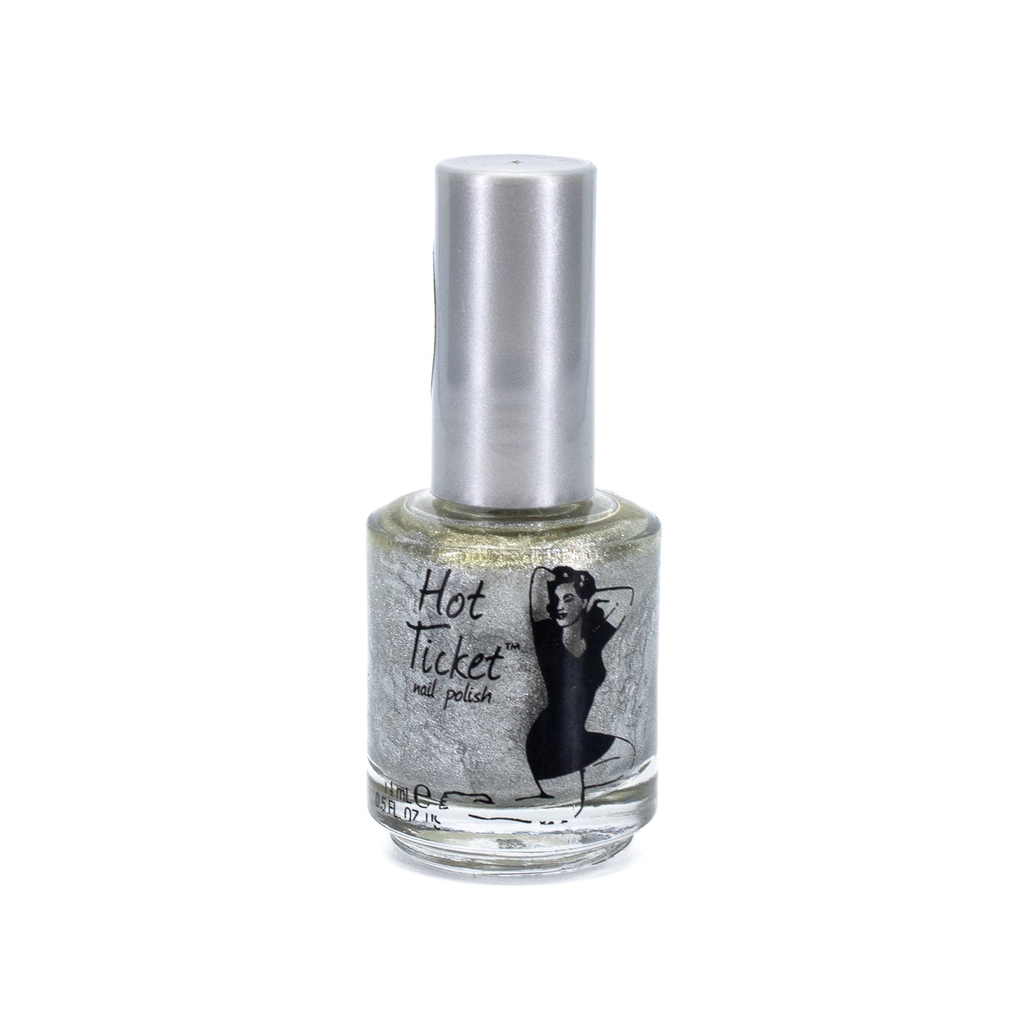 The Balm Hot Ticket Nail Polish SILVER SPOON ME 0.5oz - Imperfect Container - M2G