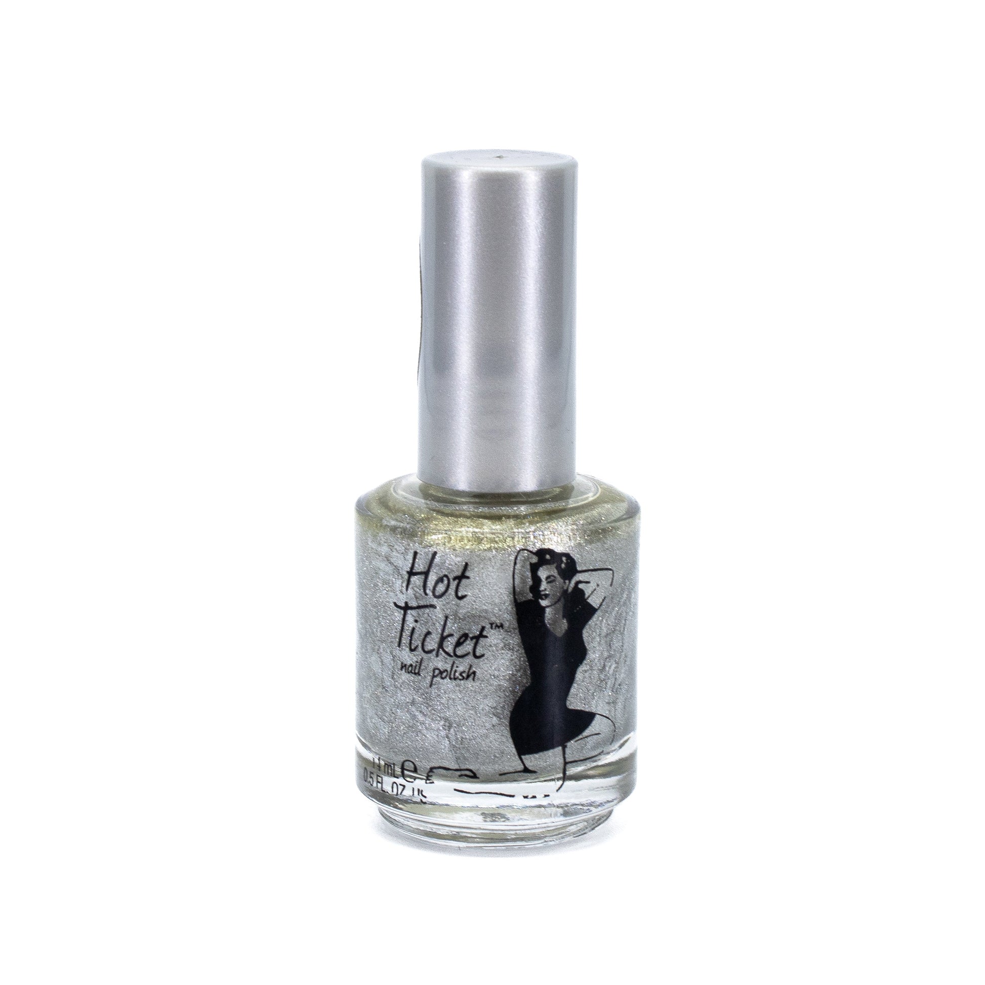 The Balm Hot Ticket Nail Polish SILVER SPOON ME 0.5oz - Imperfect Container - M2G