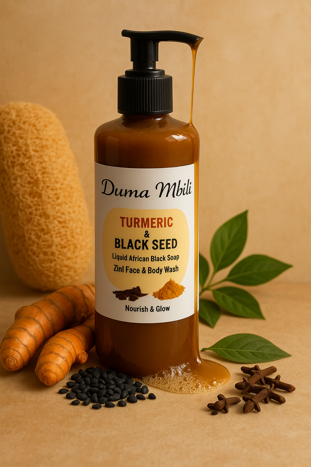 Turmeric & Black Seed African Black Soap - M2G