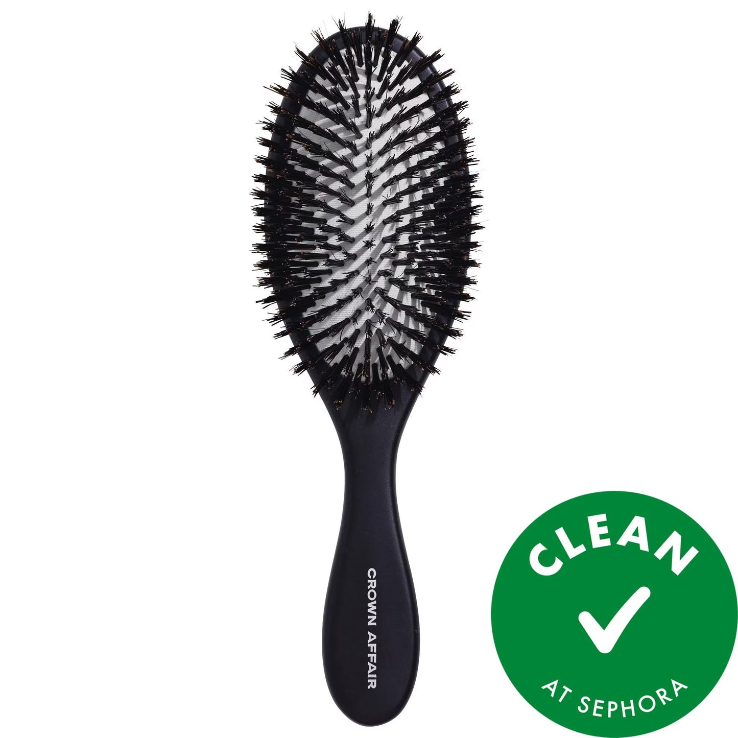 Ethical Edge Brush No. 003: Natural Boar Bristle Hair Brush for Shine, Scalp Stimulation & Detangling of Straight & Wavy Hair