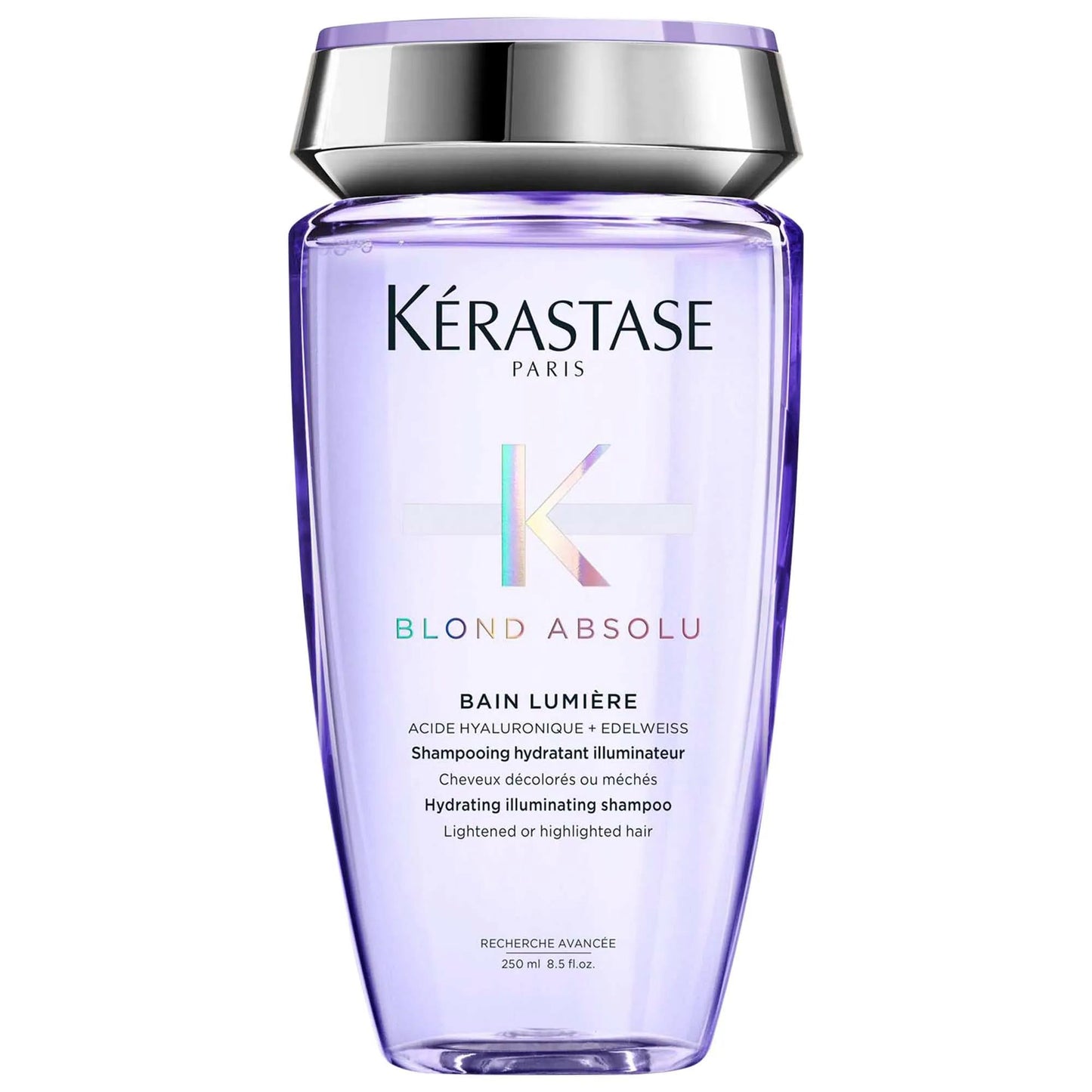 Kerastase Blond Absolu Hydrating Illuminating Shampoo for Blonde Hair - Hyaluronic Acid, Color Safe, Hydrating Shampoo for Dry Damaged Hair
