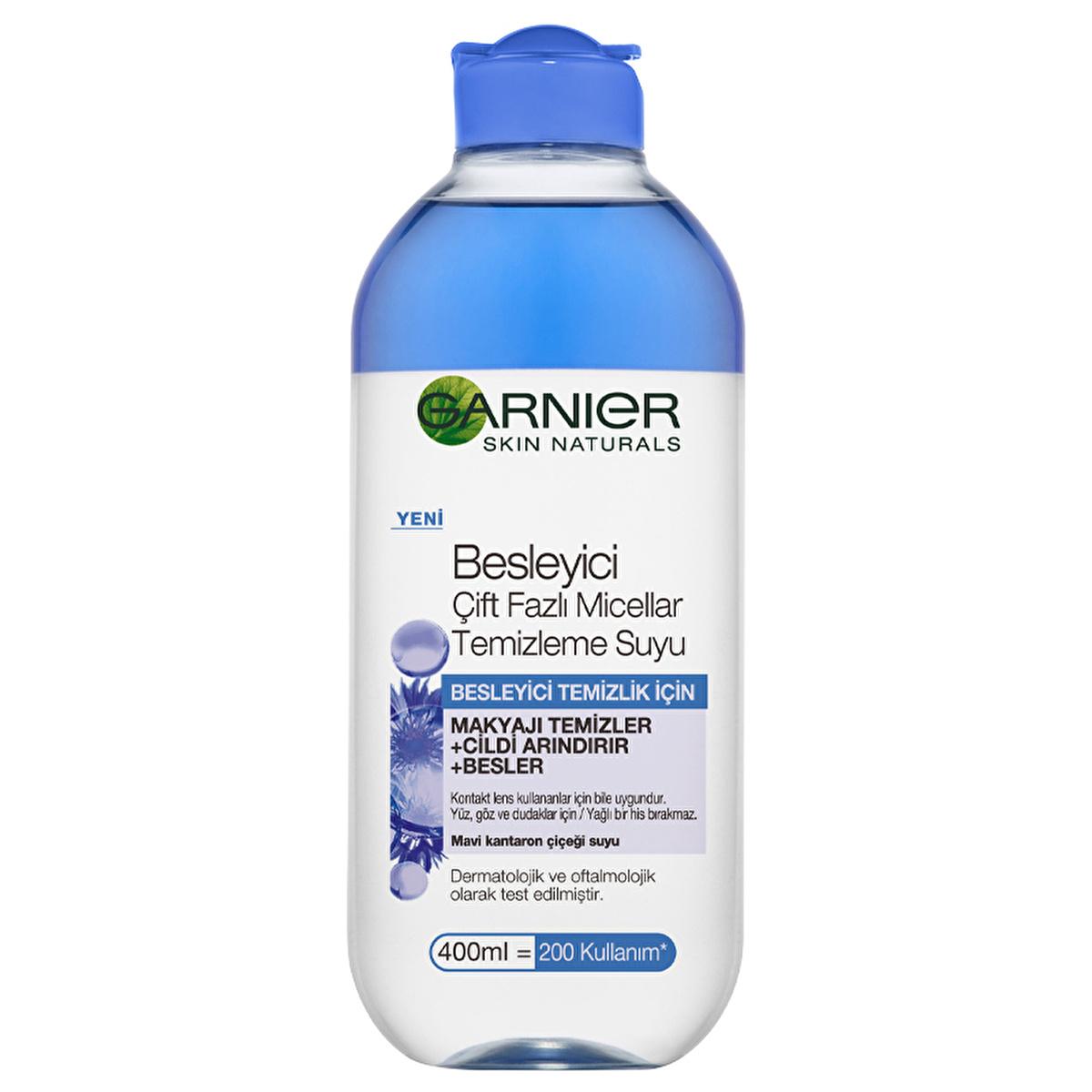 Garnier Micellar Cleansing Water - Gentle Makeup Remover for All Skin Types, Contact Lens Friendly - 13.53 fl oz
